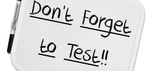 Don’t Forget to Test Before You Send